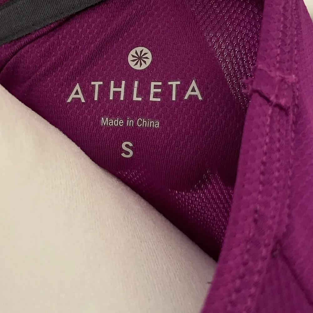 ATHLETA Magenta Long Sleeve Blouse, Small. - Picture 5 of 9